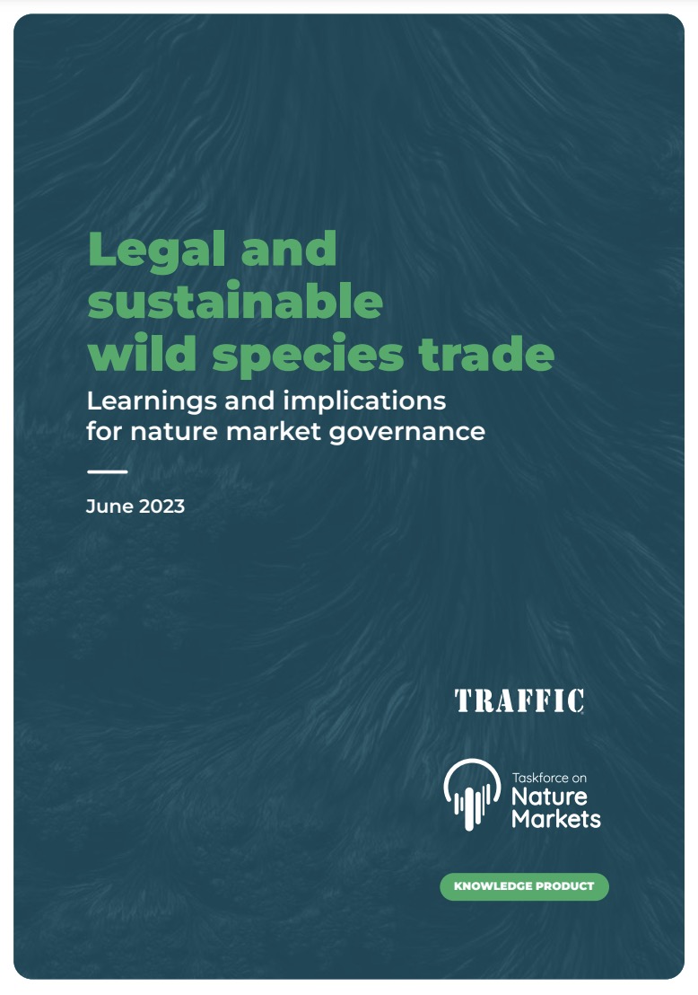 《法律和可持续野生物种贸易：对自然资源市场管理的实践经验和影响》