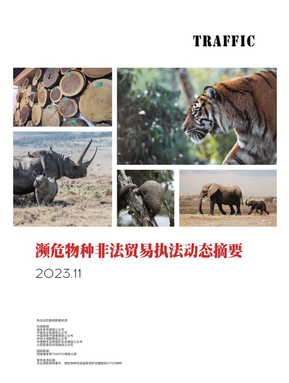 濒危物种非法贸易执法动态摘要（2023年11月）