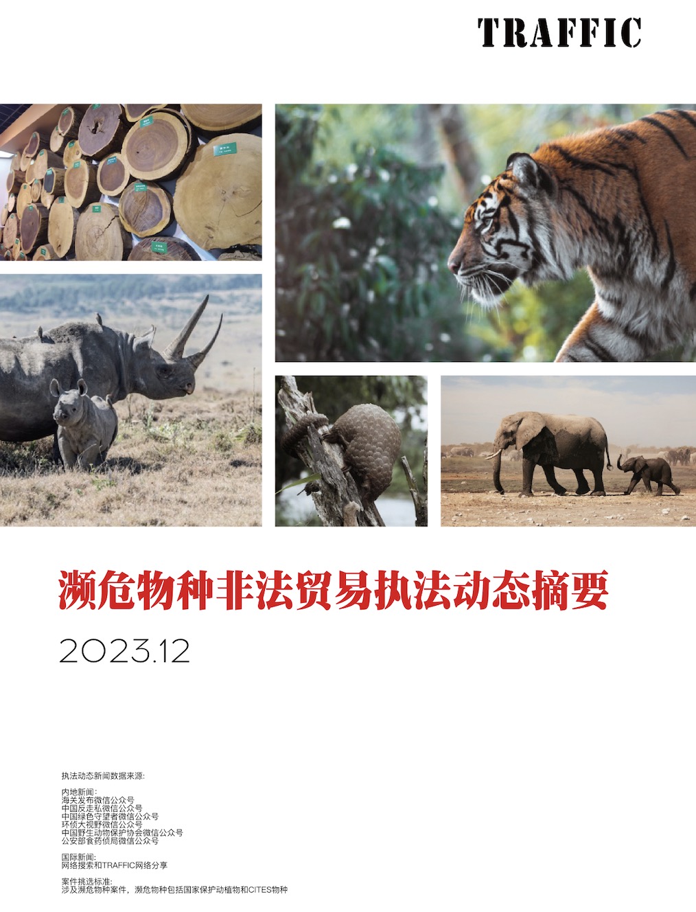 濒危物种非法贸易执法动态摘要（2023年12月）