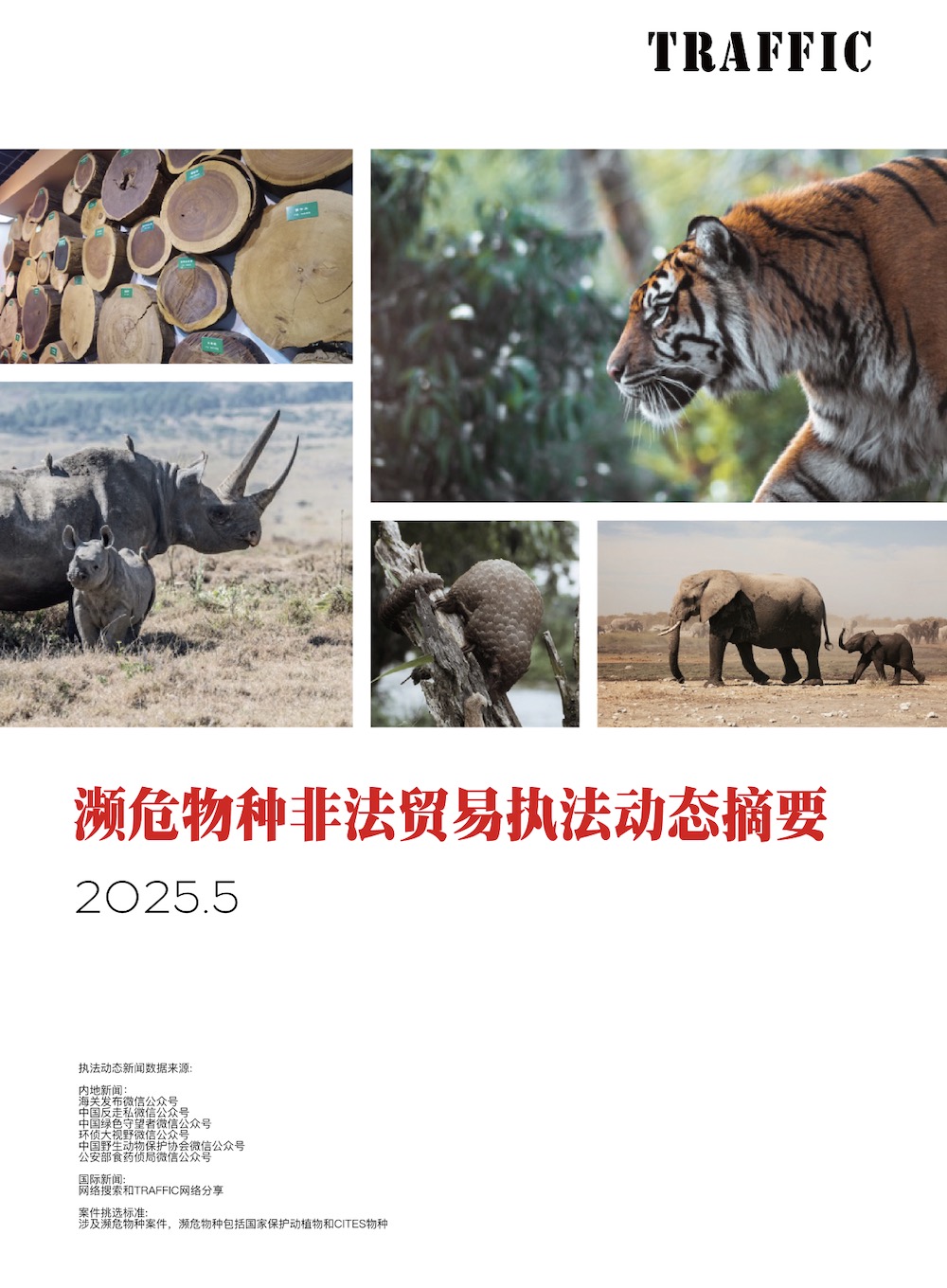 濒危物种非法贸易执法动态摘要（2025年5月）